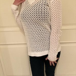 Long sleeve white sweater!